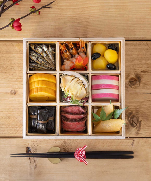 Osechi New Year dishes
